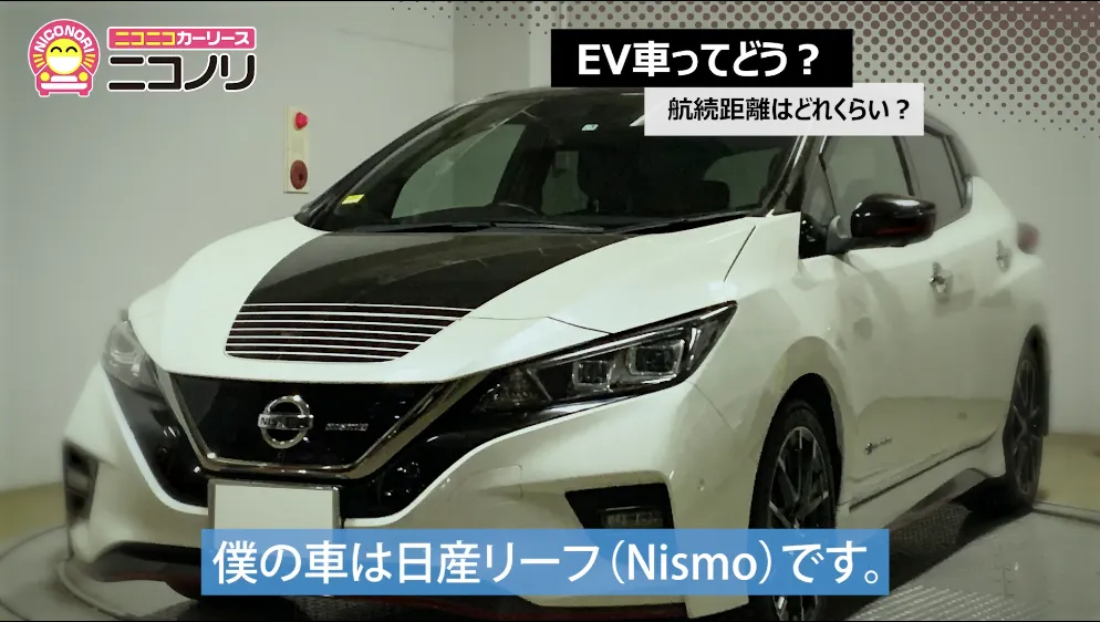 僕の車は日産リーフ(Nismo)です。